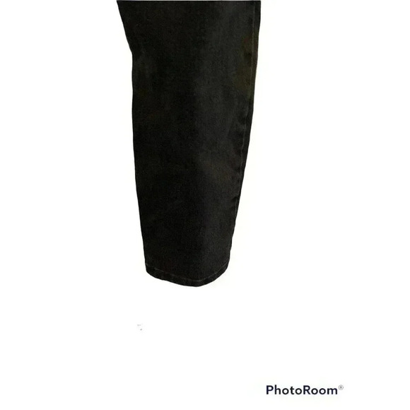 Gloria Vanderbilt Straight Womens Size 12 Short Black Dark Denim High Rise Jeans - Picture 3 of 3